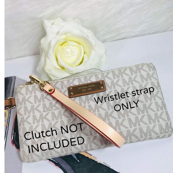 WRISTLET STRAP LEATHER BEIGE/CREAM - Picture 3 of 6